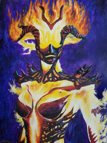 Flame Atronach fan Art